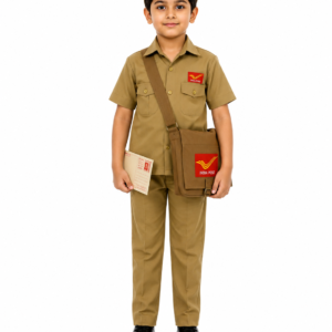 Postman Fancy Dress Costume for Kids | Postal Worker Uniform | Bachpanbela Fancy Dress & Costumes