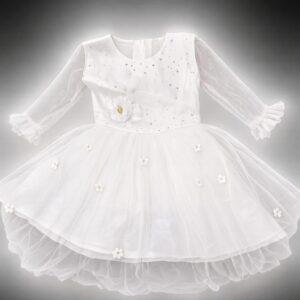 White Frock for Girls | Elegant Party & Fancy Dress Outfit | All Size Available - For Kids