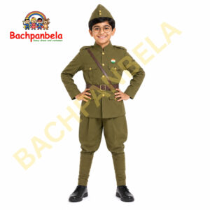 Subhas Chandra Bose Fancy Dress Costume on Rent