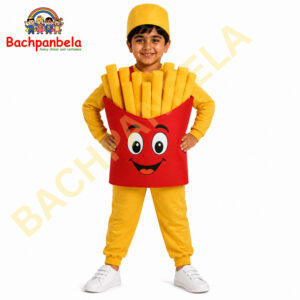French Fry Fancy Dress Costume on Rent