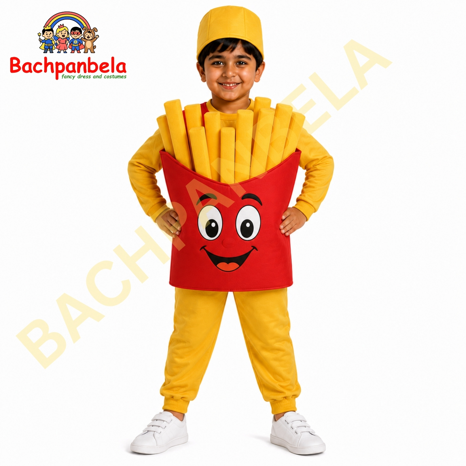 French Fry Fancy Dress Costume on Rent