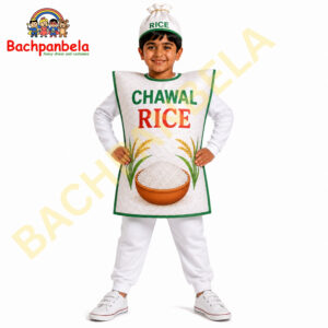 Chawal Rice Fancy Dress Costume on Rent