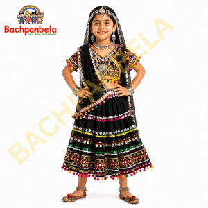 Rajasthani Kalbeliya Fancy Dress Costume on Rent