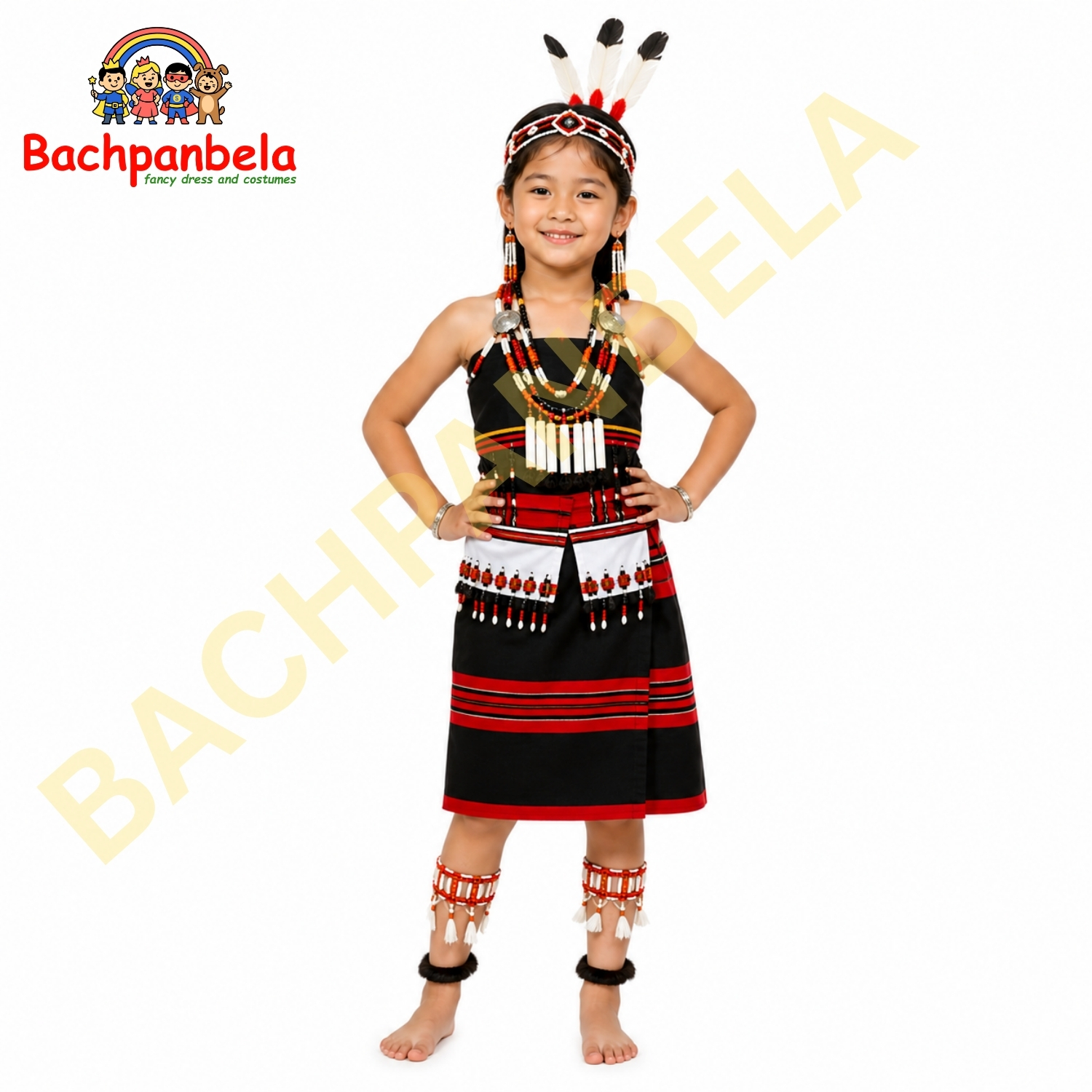 Nagaland Girl Fancy Dress Costume on Rent