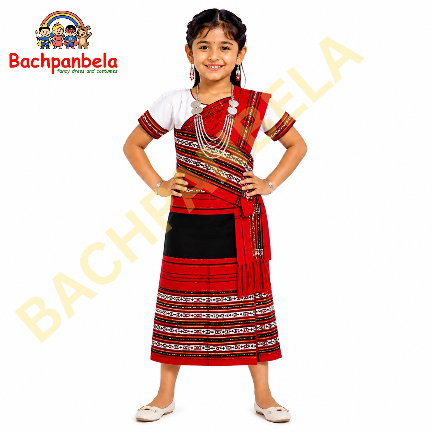Meghalaya Girl Fancy Dress Costume on Rent