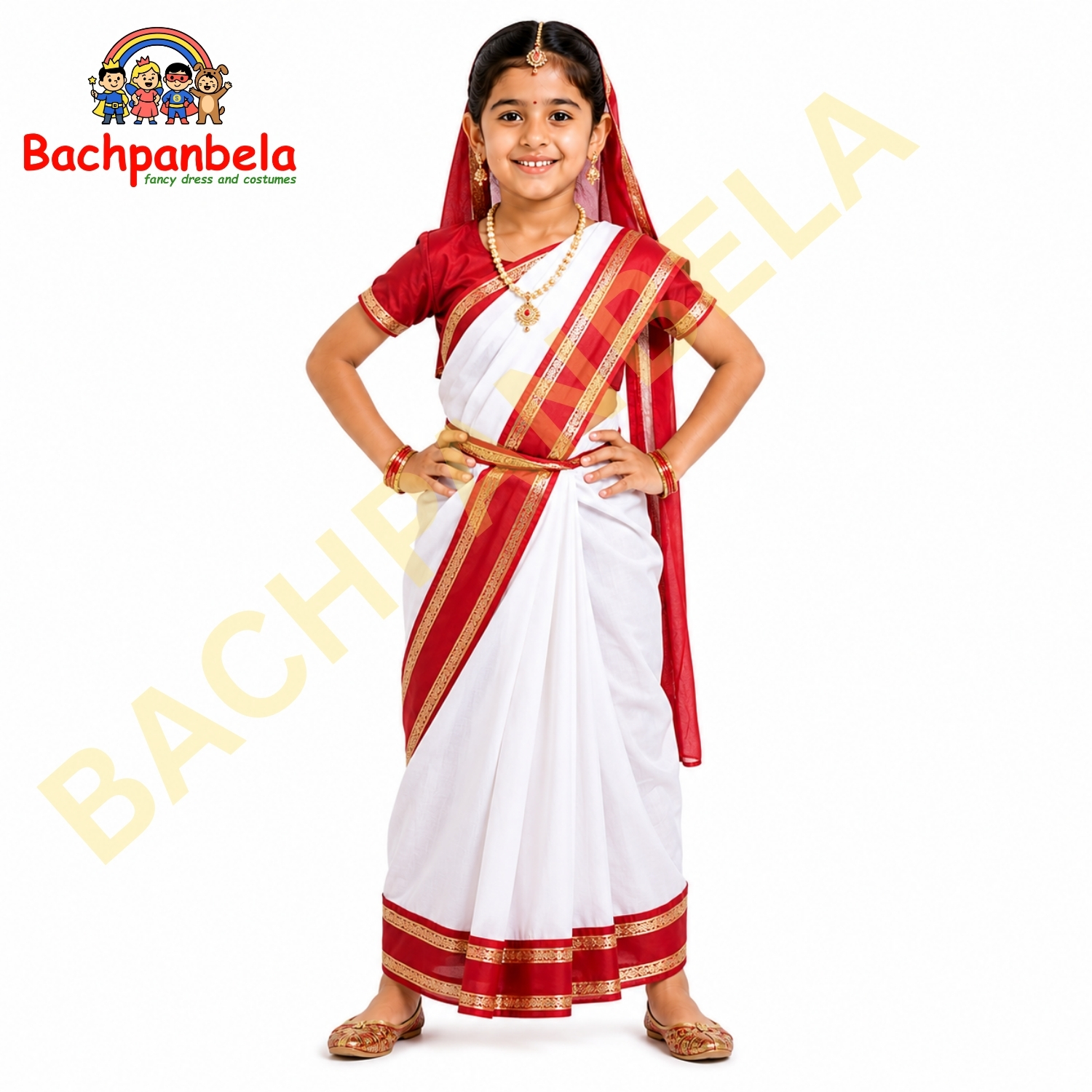 Bihar Girl Fancy Dress Costume on Rent
