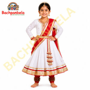 Kathak Dance Fancy Dress Costume on Rent