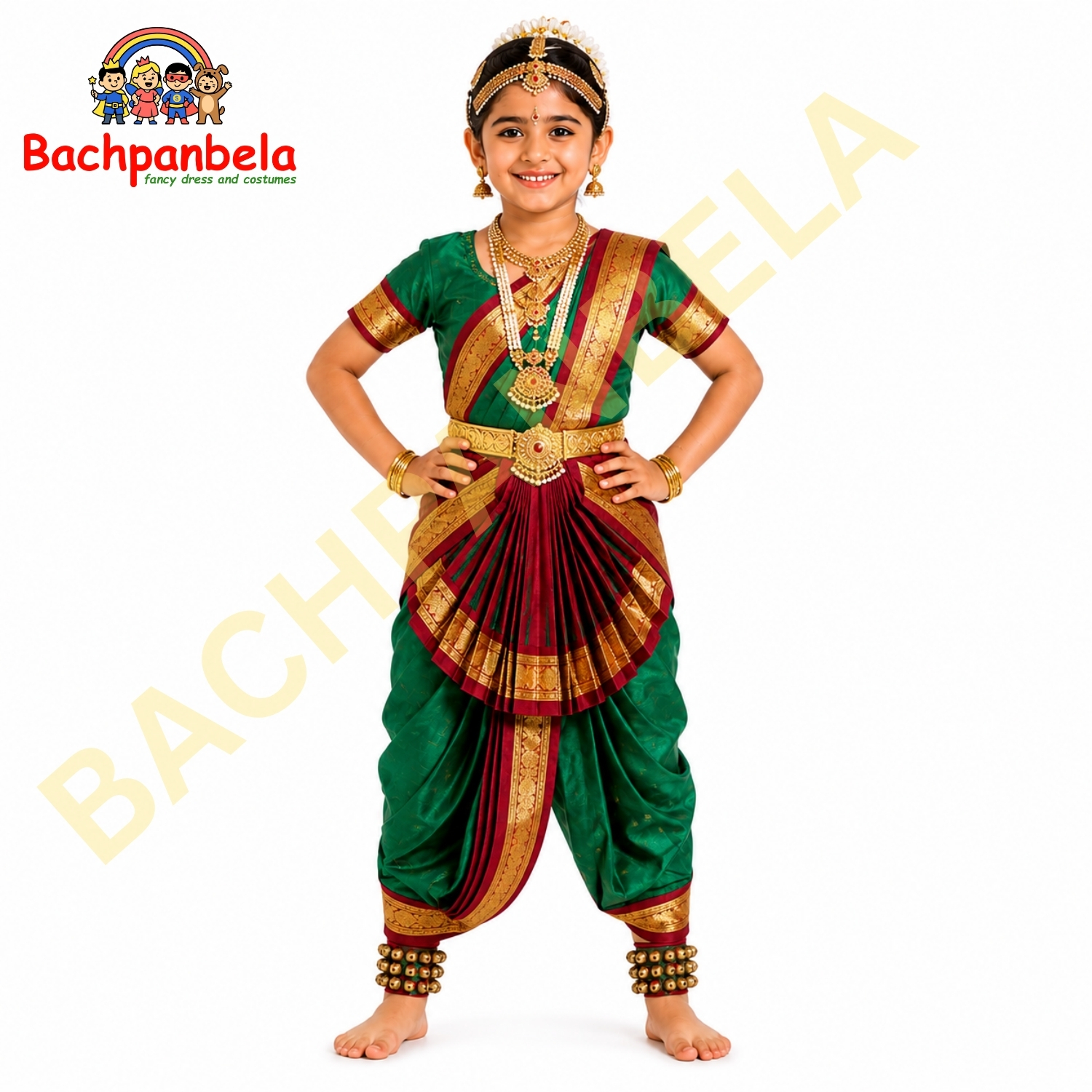 Bharat Natyam Fancy Dress Costume on Rent