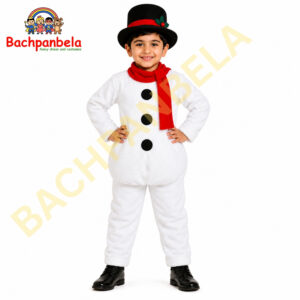Snow Man Fancy Dress Costume on Rent