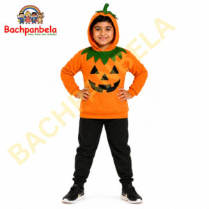 Pumpkin Hoodie Fancy Dress Costume on Rent