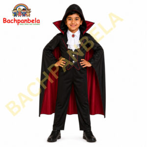 Halloween Vampire Hood Fancy Dress Costume on Rent