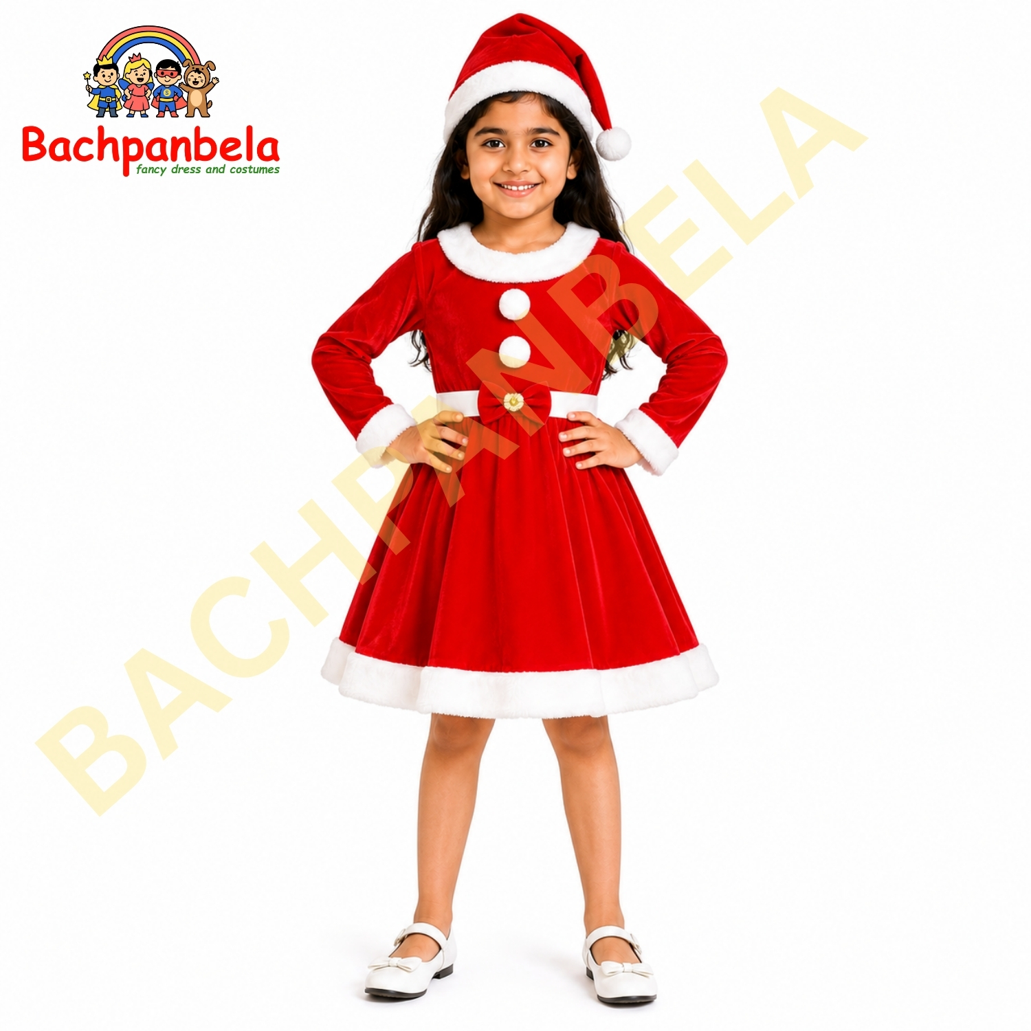 Christmas Gown Kids Adult Fancy Dress Costume on Rent