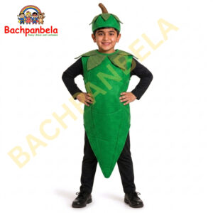 Green Chilli Hari Mirch Fancy Dress Costume on Rent