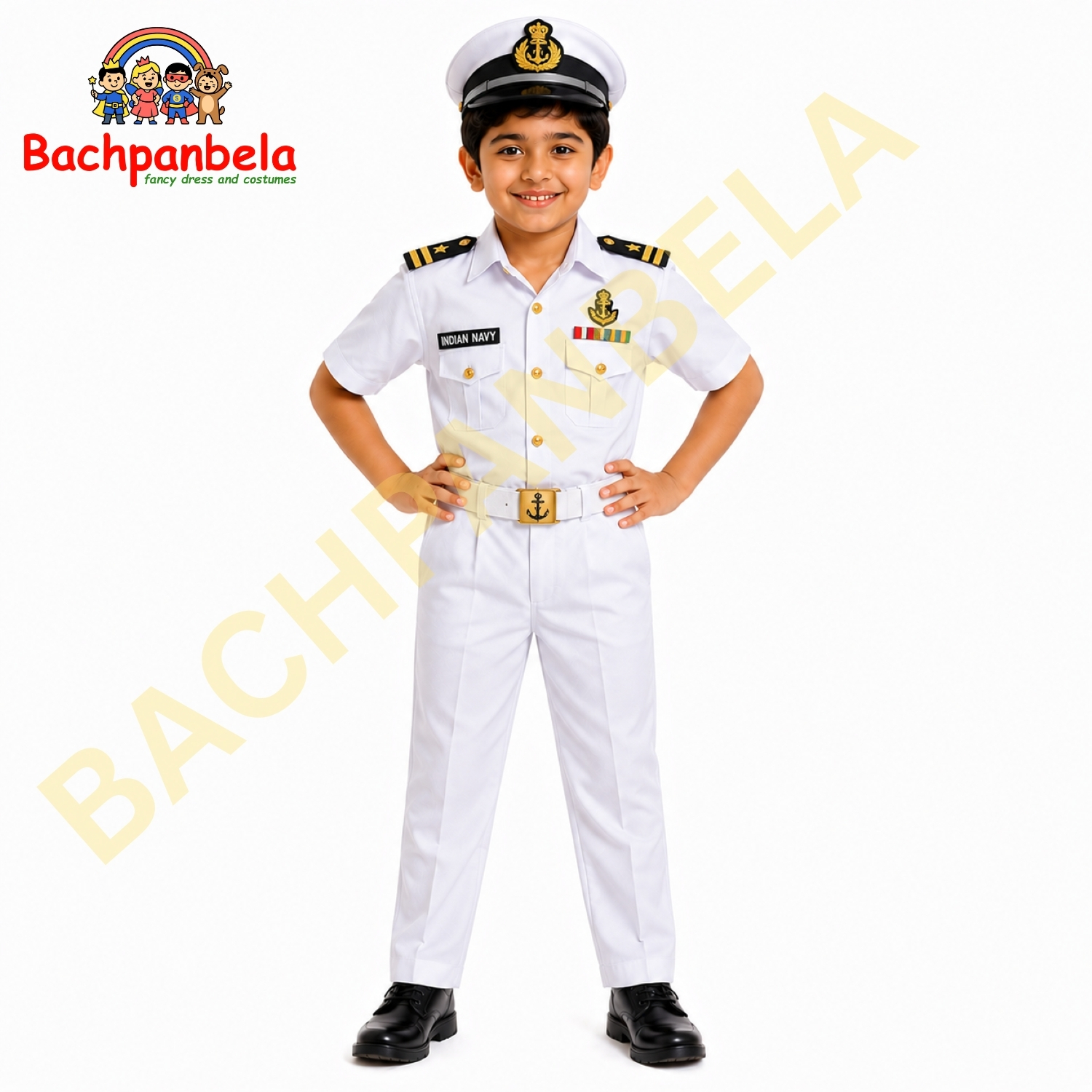 Indian Navy Officer Fancy Dress Costume on Rent