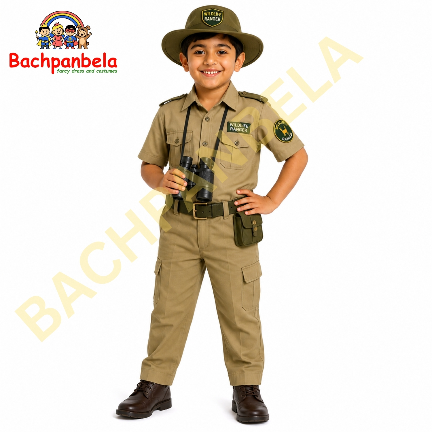 Wildlife Ranger Fancy Dress Costume on Rent
