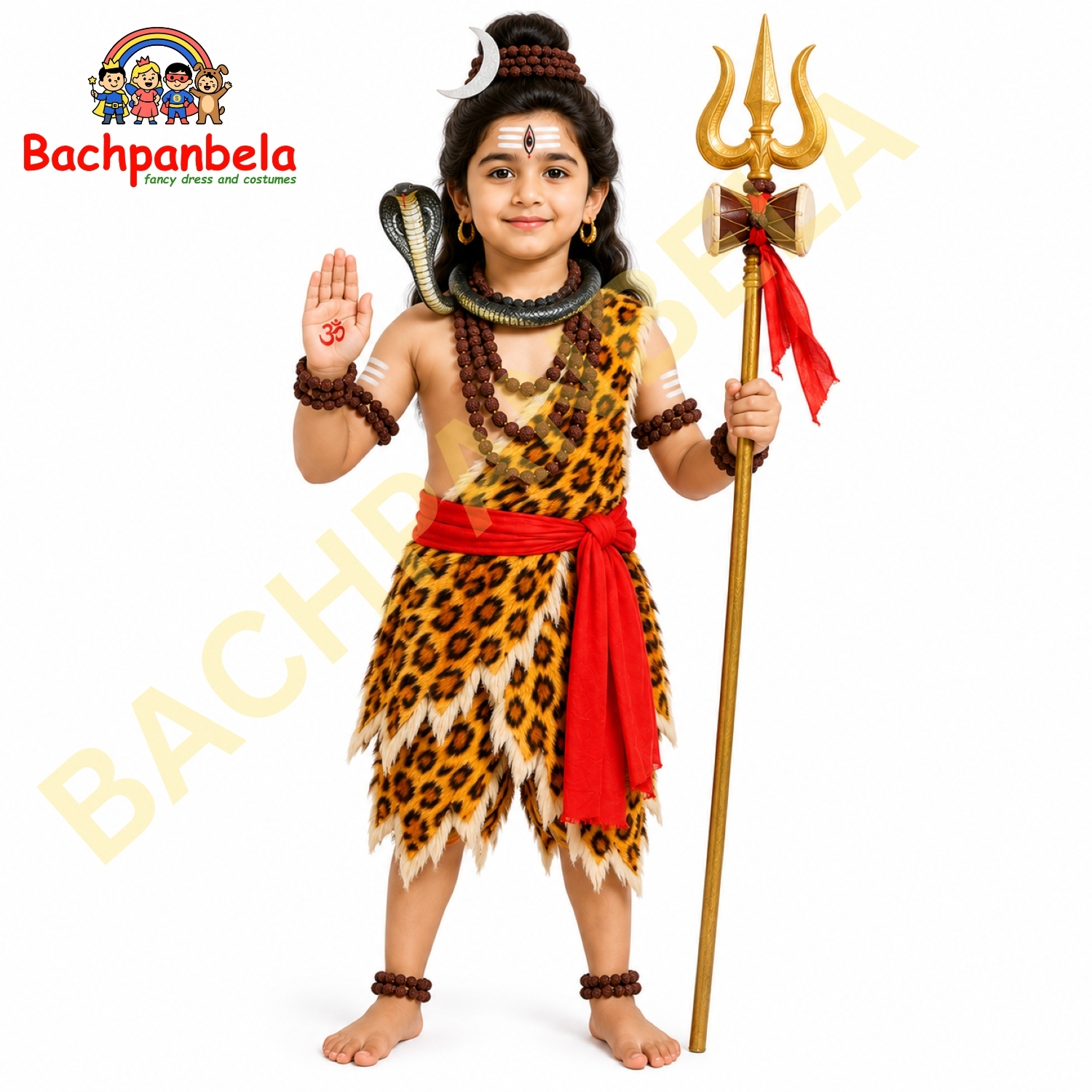 Lord Shiv Bhole Nath Fancy Dress Costume on Rent