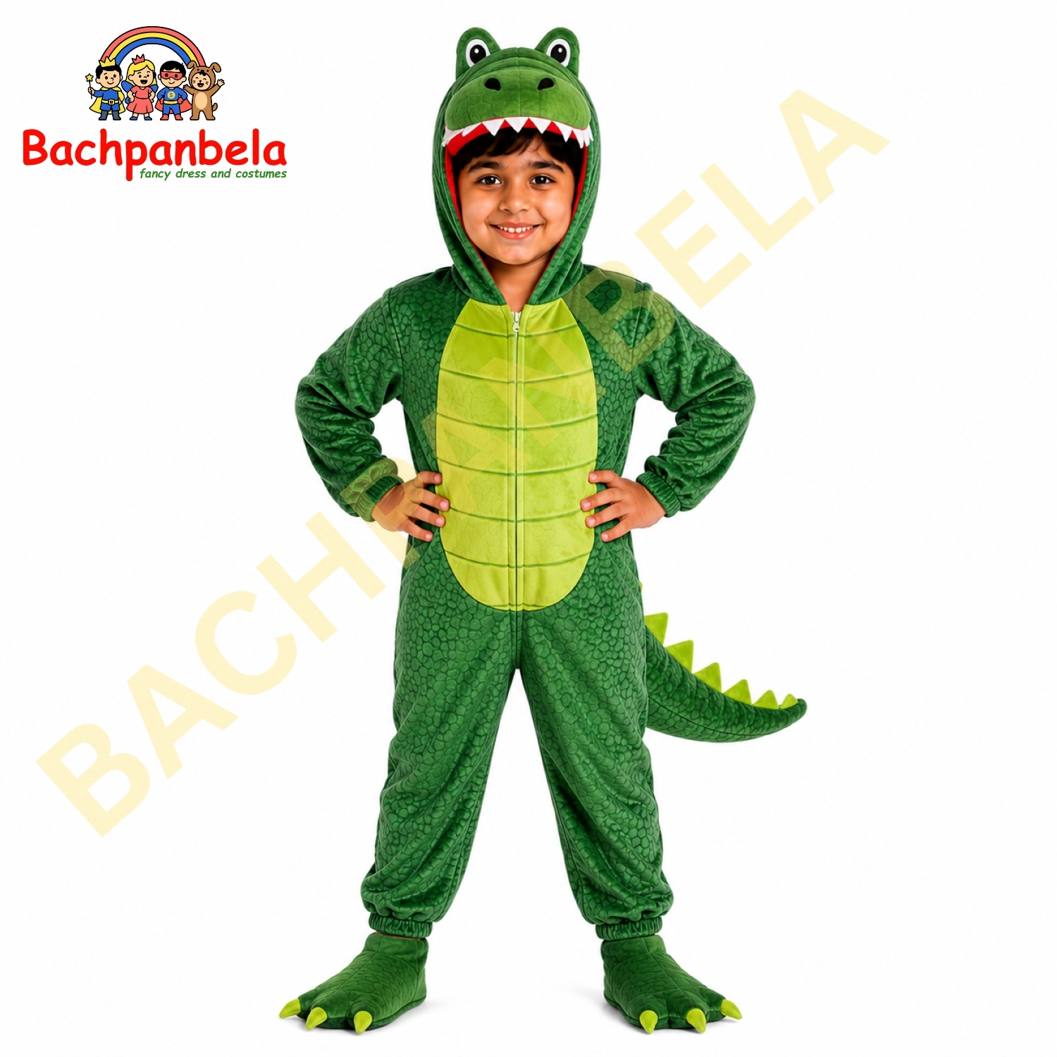 Crocodile Magar Mach Fancy Dress Costume on Rent